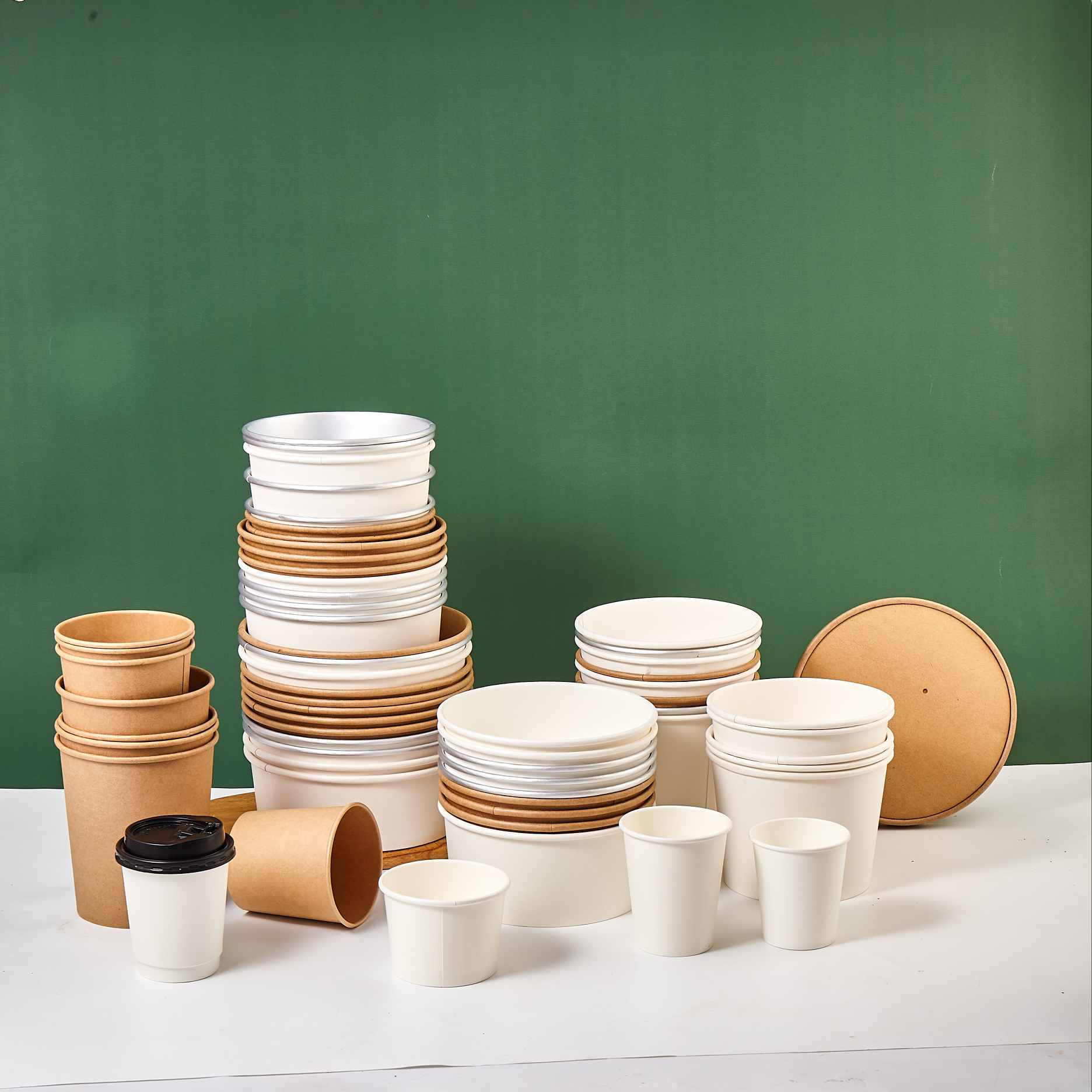 Recipientes para alimentos de talheres descartáveis ​​de atacado de fábrica